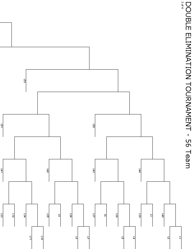 56 Team Double Elimination - 3 of 4