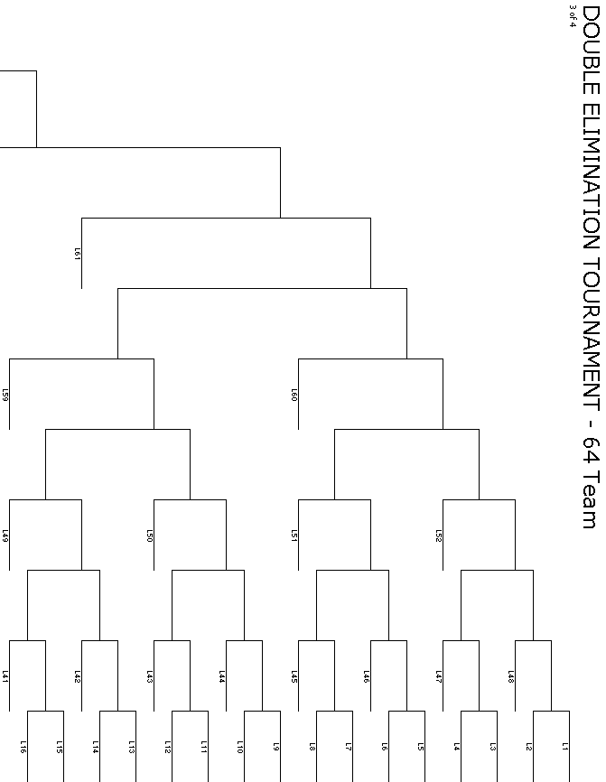 64 Team Double Elimination - 3 of 4